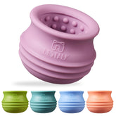 Bestalk dog enrichment wobble toy pastel purple for engaging playtime during meals