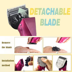 BESTBOMG adjustable fine blade sizes 8β30 for precise clipping on pets.