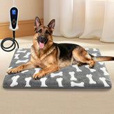 Bestio large dog heating pad with display shows temperature and timer for easy control.