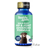 BestLife4Pets bottle front showing premium natural joint formula for aging dogs