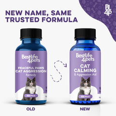 Peaceful Paws cat pills placed in a treat to ease stress naturally
