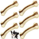 BETTEPROD dog bones with beef flavor for aggressive chewers help clean teeth.