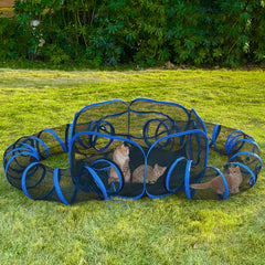 BETYMAN hexagon play area with secure panels and 14 sq ft of space.