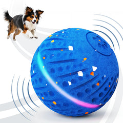 BFFWOW dog ball with LED lights for nighttime play and stimulation