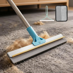 BFNN Carpet Rake dual-action head loosens hair from carpets