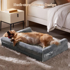 BFPETHOME rose-pattern plush surface for a cozy nap.