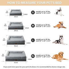 BFPETHOME non-slip base keeps the bed in place during play