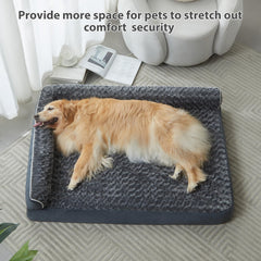 BFPETHOME non-slip bottom detail prevents bed movement on floors.