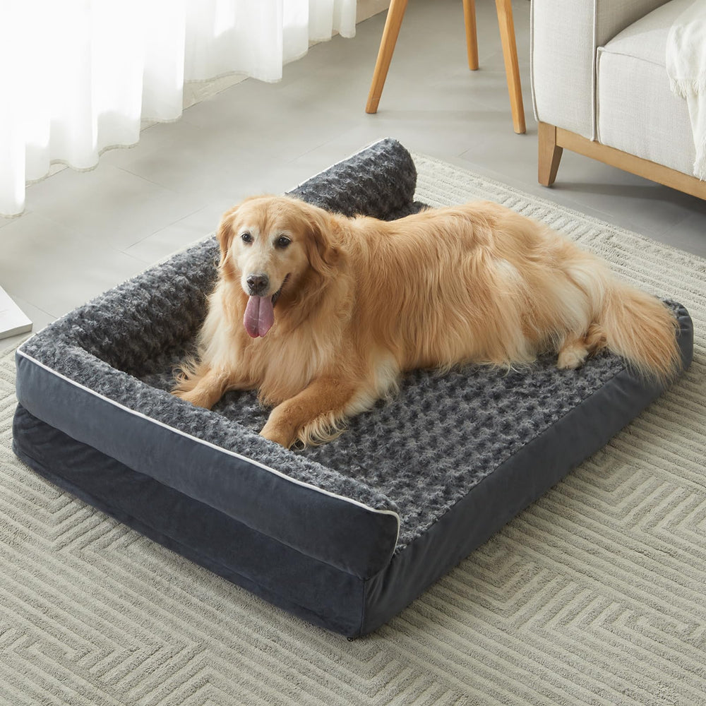 BFPETHOME orthopedic dog bed in XL size cushions joints for large dogs.
