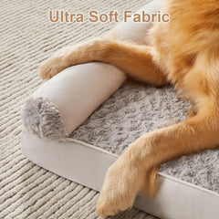 BFPETHOME three-side bolsters offer secure, cozy resting space.
