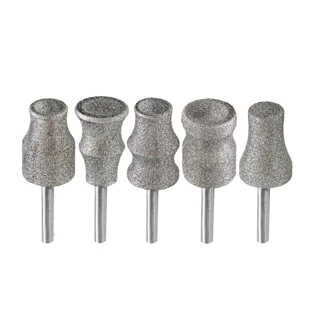 BGTEC Diamond Rotary Nail Grinder Bits 5-pack for pets, enabling smooth polishing.