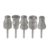 BGTEC Diamond Rotary Nail Grinder Bits 5-pack for pets, enabling smooth polishing.