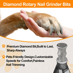 BGTEC low-noise diamond particles reduce pet disturbance during grinding.