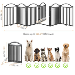 BHG extra-wide 144-inch gate suitable for large openings