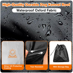 Bhyhok sturdy strap-fastening system keeps cover secure in windy weather.