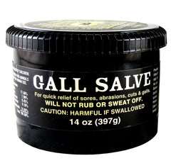 Bickmore Gall Salve on scratches helps shield minor wounds during turnout.
