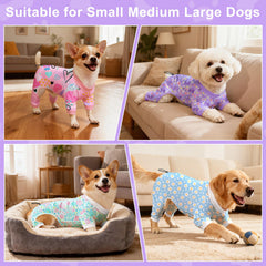 Bienbee butterflies pattern dog pajamas for daily wear