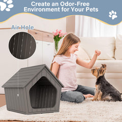Sturdy plastic construction ensures durability for daily indoor and outdoor use.