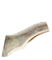 Big Dog Antler Chews split elk antler 6-8in, ideal for large to extra-large dogs and long-lasting.