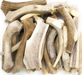 Big Dog Antler Chews sun-aged deer and elk pieces offer durable, long-lasting indoor chewing.