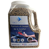 BIG Kahuna koi food floating pellets for easy feeding and vibrant pond coloration
