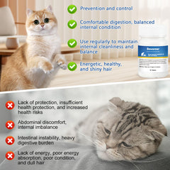BiKontrun pills offered directly to cat for simple oral dosing.