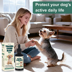 BiKontrun cough elixir dropper ready for precise dog dosing