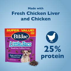 Bil-Jac Little Jacs training treats ideal for puppies and small dogs.