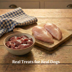 Bil-Jac Original Recipe resealable bag keeps portions fresh between sessions.