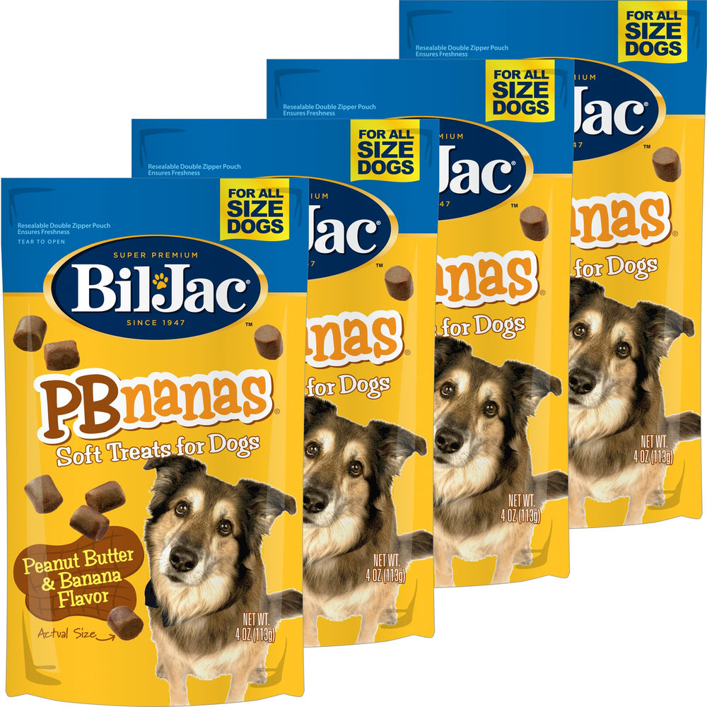Bil-Jac PB-Nanas soft treats ready for training sessions.