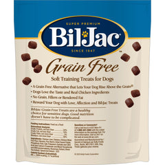 Bil-Jac training rewards featuring real chicken liver and soft texture for quick consumption.