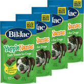 Bil-Jac Yapple-Nanas soft dog treats in square shape offer gentle rewards.