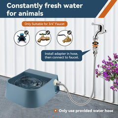 Billionchains includes waterproof tape and adapter for easy, leak-free setup.