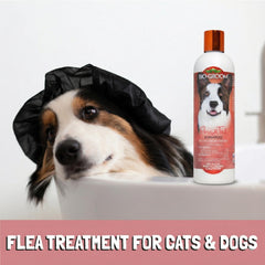Bio-Groom Flea & Tick Shampoo ingredients-label shows natural components.