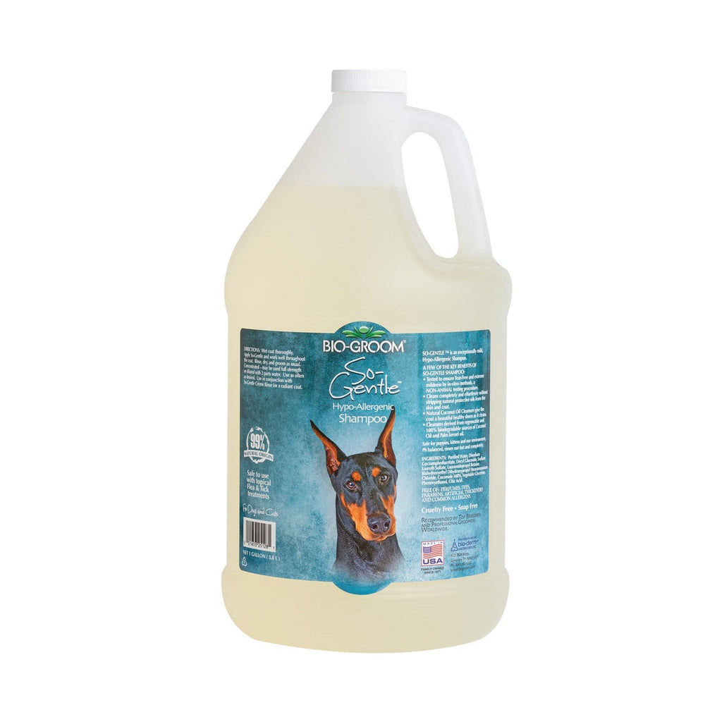 Bio-Groom So-Gentle tearless shampoo bottle for dogs and cats with gentle cleansing