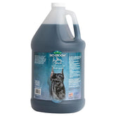 Bio-Groom Ultra-Black dog shampoo bottle highlighting color-enhancing formula for richer coat shine.