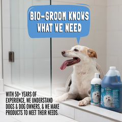Bio-Groom Waterless Shampoo provides coat luster with tearless formula