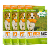 BioBag compostable pet waste bags pack of 200, an eco-friendly disposal option.