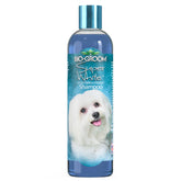 Bio-Groom Super Whitening Dog Shampoo bottle with rich lather for brighter coats