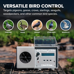 Bird B Gone Bird Chase Super Sonic housing is UV-protected and weather-resistant.