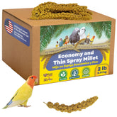 Birds LOVE 2lbs millet sprays foraging snack for birds
