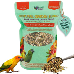 Birds LOVE fruits-nuts-vegetables closeup highlights natural ingredients and variety