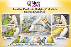 Birds LOVE packaging protects cuttlebones during shipping for less breakage