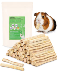Bissap Sweet Bamboo Chew Sticks for rabbits promote natural dental wear.