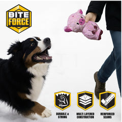 Bite Force close-up stitching highlights reinforced construction.