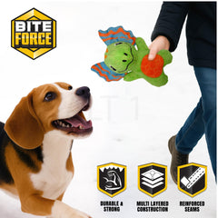 Bite Force durable dog toy designed for outdoor and indoor rough play