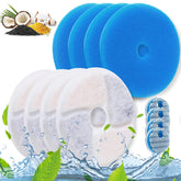 Biubiucat quadruple filtration system shown for pet fountain water purification