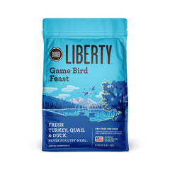 BIXBI Liberty Ancient Grains dry dog food bag with wholesome ingredients