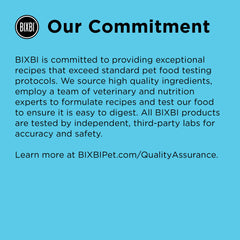 BIXBI Liberty complete nutrition image suggesting balanced feeding for all life stages