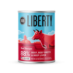 BIXBI Liberty grain-free beef canned dog food for wholesome meals
